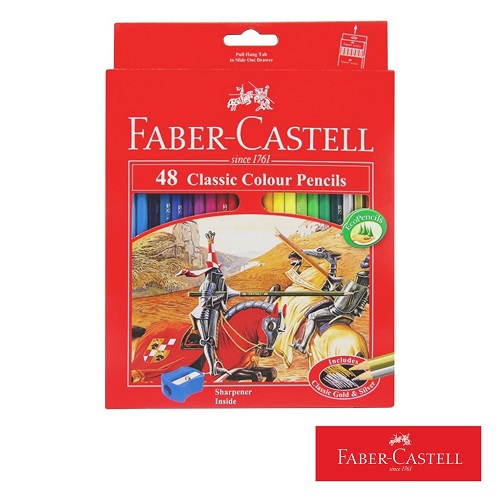 Faber Castell 48 Classic Colour Pencils 350g